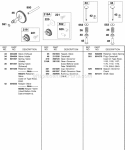 Valves Camshaft Diagram and Parts List for  Briggs and Stratton Engine